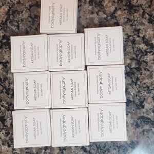 Copy Lot  10 BODYOGRAPHY artisan Soap all skin types each 1.1 fl oz paraben free